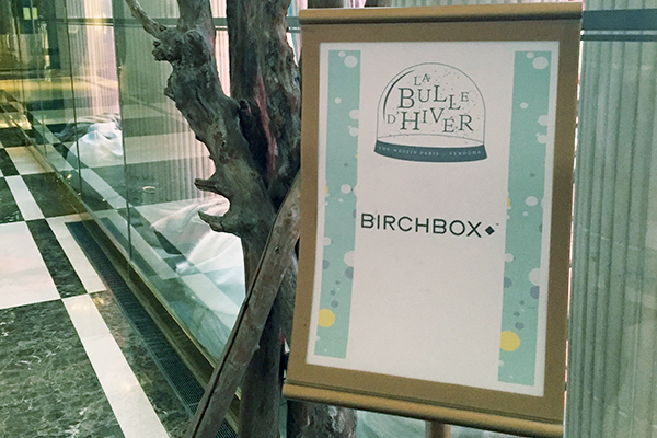 Présentation Birchbox Janvier 2017 à l'hôtel Westin