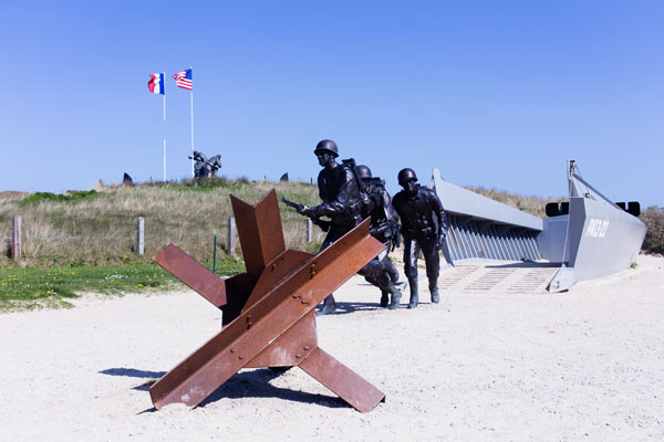 Plage du débarquement Utah Beach Normandie