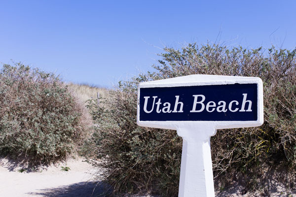 Plage du débarquement Utah Beach Normandie