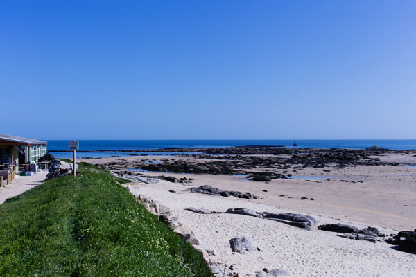 Plage de Jonville avec vue sur Tatihou