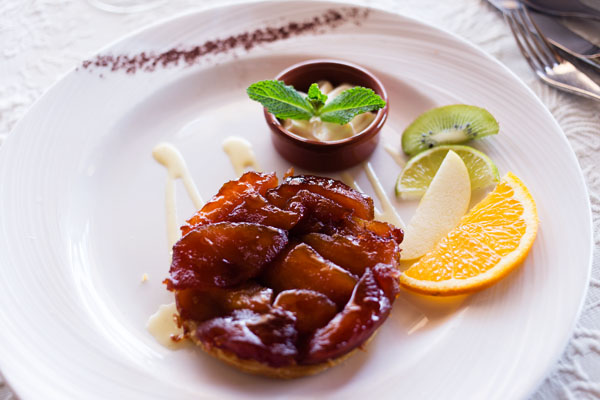 Tarte tatin caramélisée de Normandie