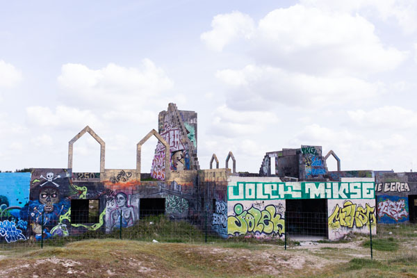 Village fantôme de Pirou Manche