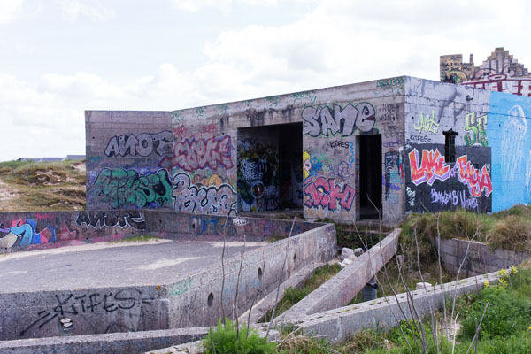 Village fantôme de Pirou Manche