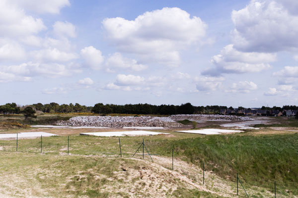 Village fantôme de Pirou Manche