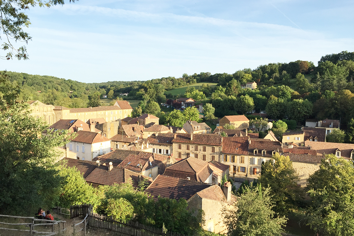Panorama sur Cadouin en Dordogne