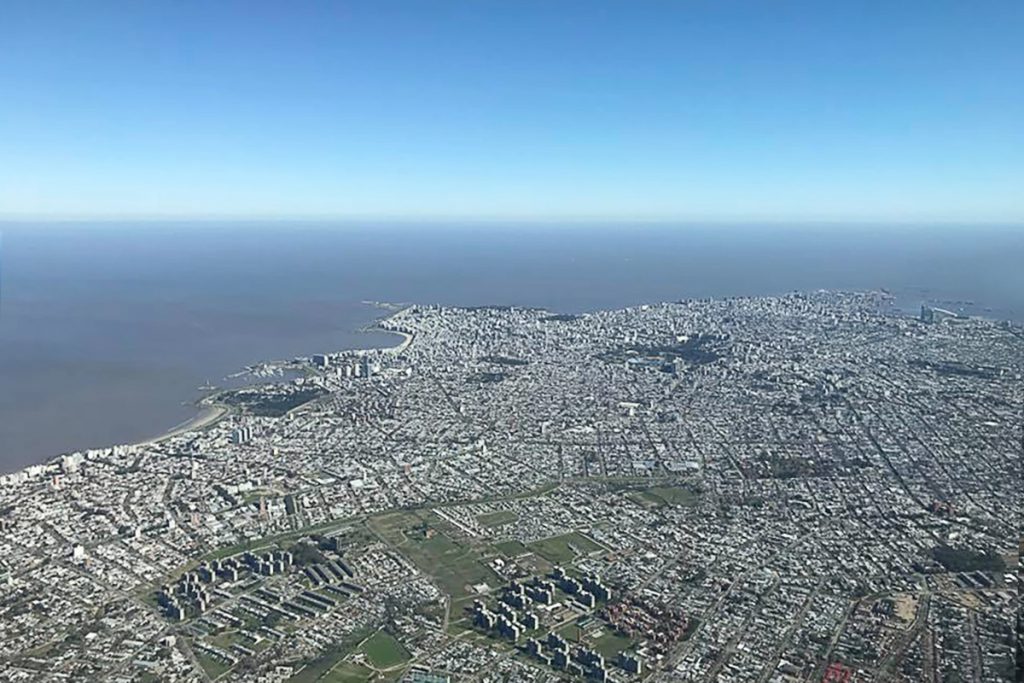 Vue du ciel en avion