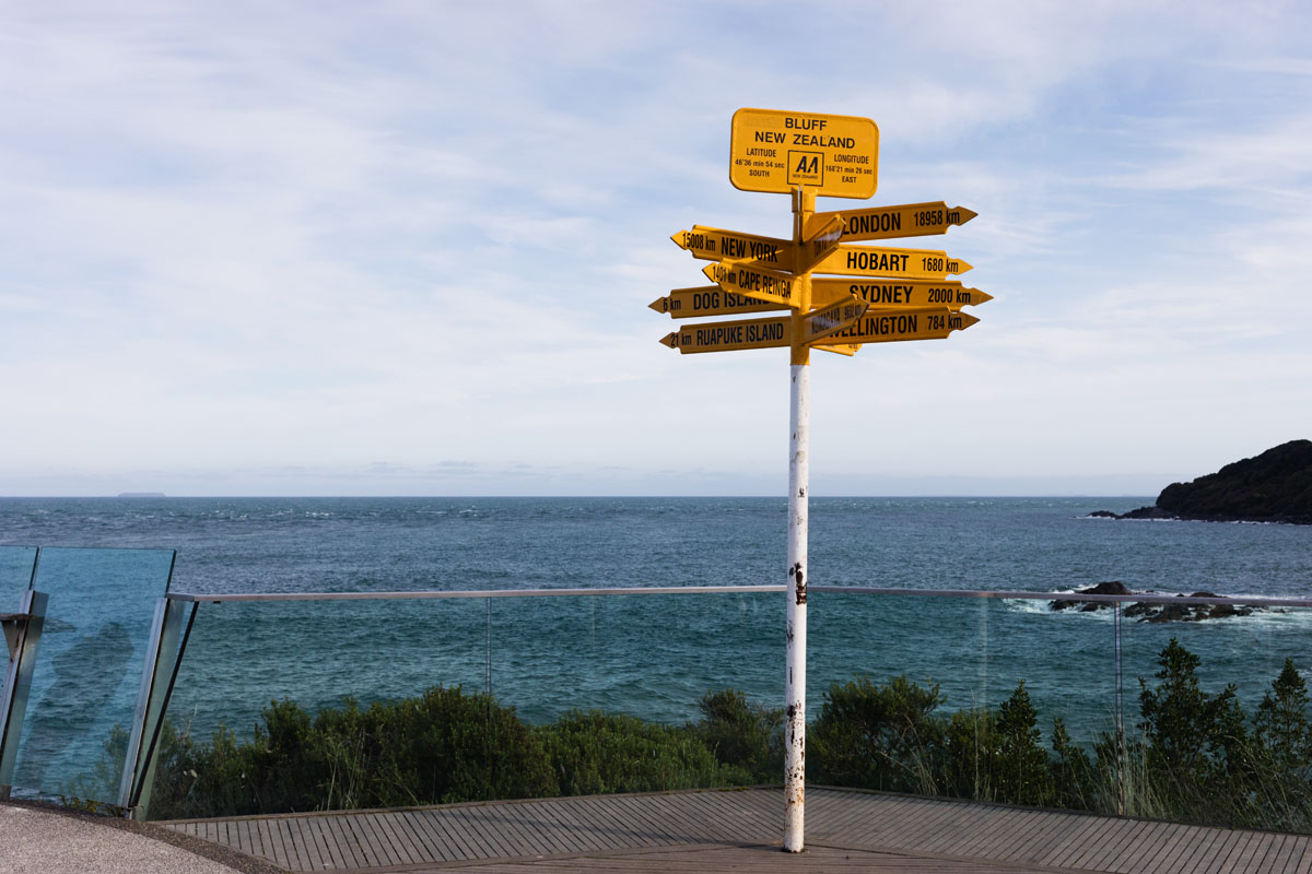 Stirling Point Bluff Nouvelle Zélande