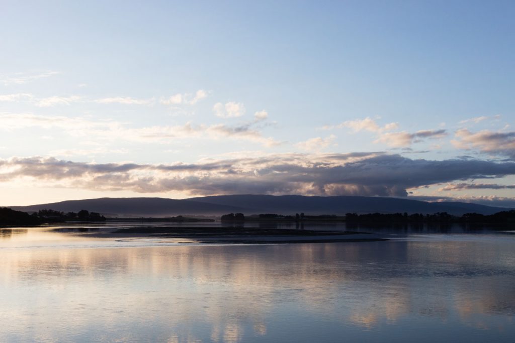 Coucher du soleil à Riverton