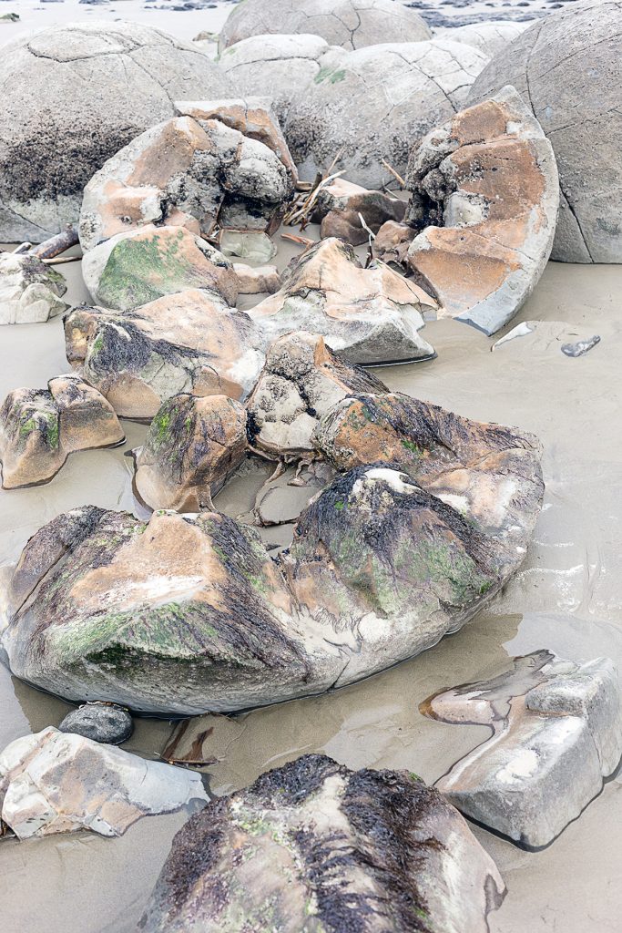 Koekohe beach moeraki boulders dunedin
