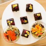 Recette sucrée et fleurie