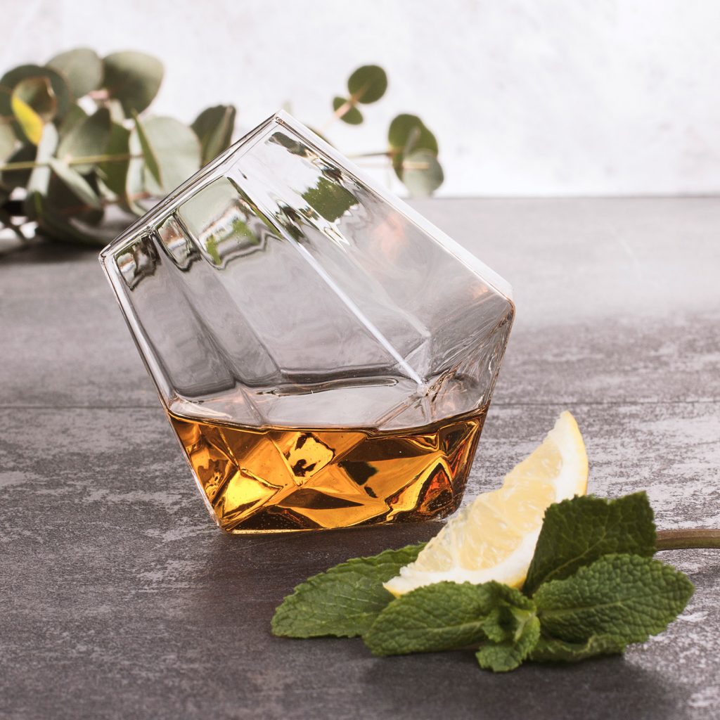 Verre à whisky diamant