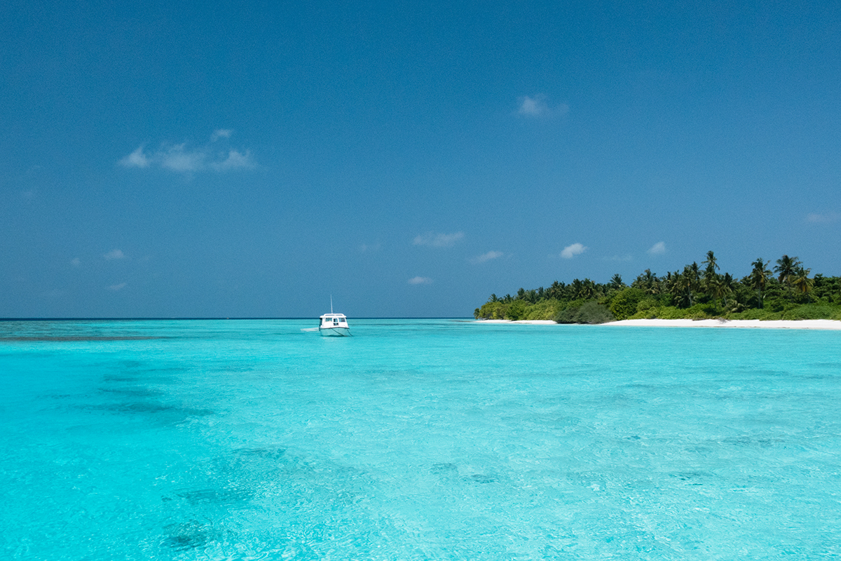 Dhigali Maldives en hydravion