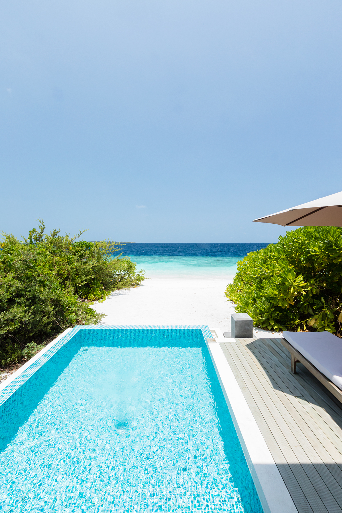 Beach Villa with pool Dhigali Maldives