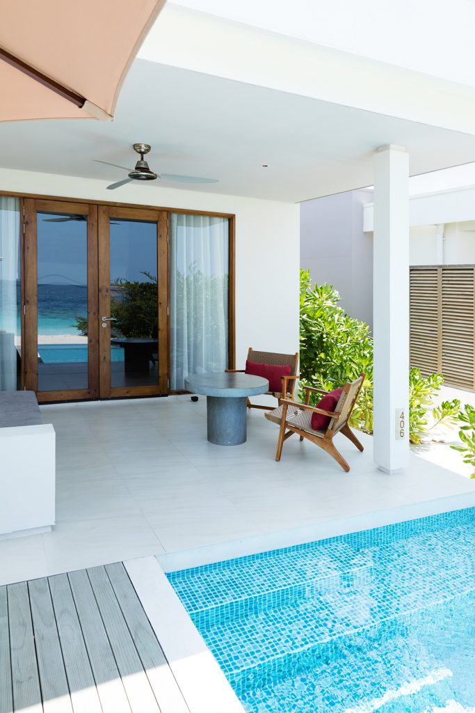 Beach Villa with pool Dhigali Maldives