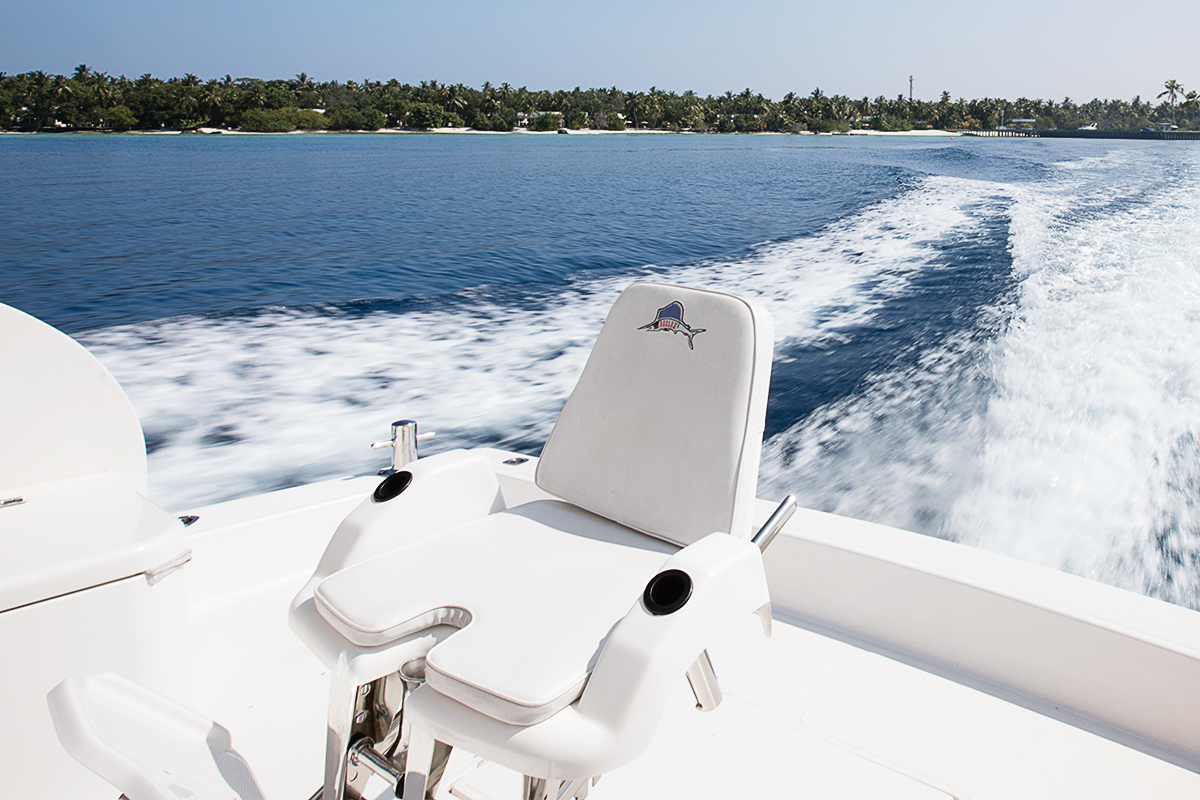 Maldivian style sunset fishing Dhigali Maldives