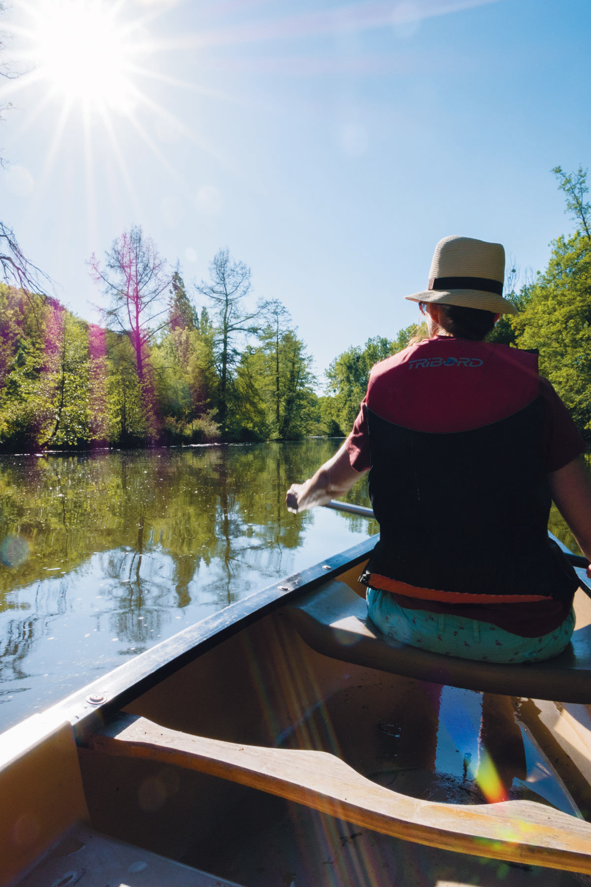 Canoë sur la Conie à Marboué