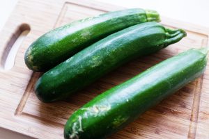 Epluchures de courgettes