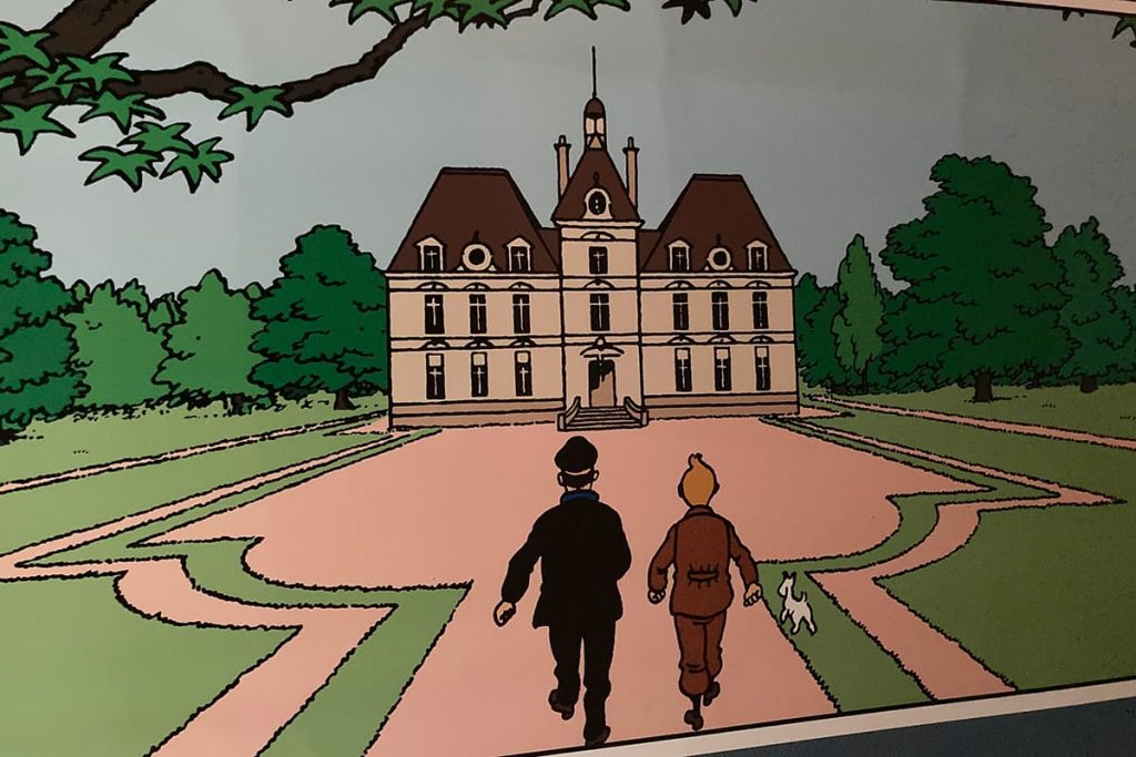 Tintin à Moulinsart