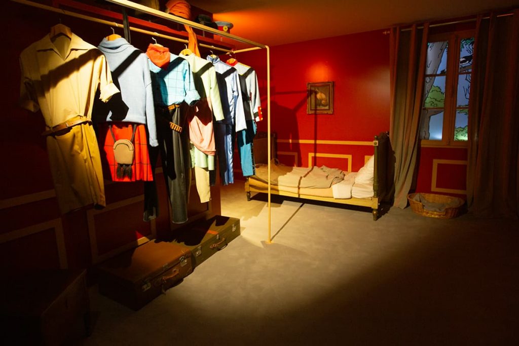 Chambre de Tintin à Moulinsart