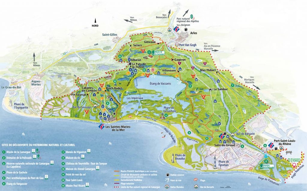 Plan de la camargue